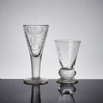 504214 Dram glasses